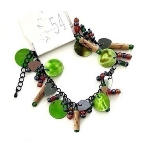 Jewelry - 5 for $25! Authentic Bamboo Capiz Shell Bracelet!!